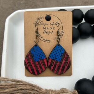 USA Flag Earrings